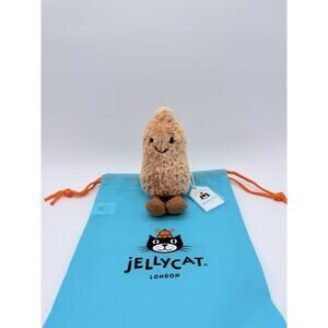 Jellycat AMUSEABLE PEANUT Plush Authentic NWT With Dust Bag